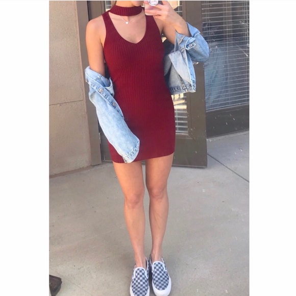 LF Dresses & Skirts - Seek the label LF choker dress